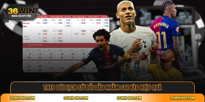 Theo dõi lịch sử đối đầu nhằm soi kèo hiệu quả